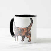 カメ猫 マグカップ (正面左)