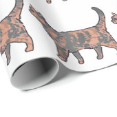 カメ猫 ラッピングペーパー (ロールコーナー)