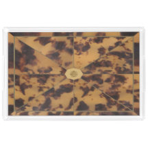 "カメ英国の茶筒"のルーサイトの皿