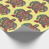 カメ華美デザイナーラッピング紙 ラッピングペーパー (角)