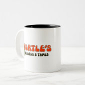 カメ記録及びテープ ツートーンマグカップ (正面左)