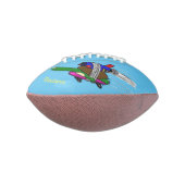 カメ飛んでいるラ アメリカンフットボール (回転90)