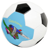 カメ飛んでいるラ サッカーボール (3/4)