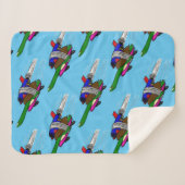 カメ飛んでいるラ シェルパブランケット (正面(横))