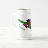 カメ飛んでいるラ ビールジョッキ (正面左)