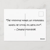 カメ飛んでいるラ ポストカード (裏面)