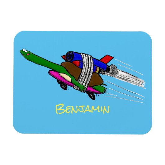 カメ飛んでいるラ マグネット (横)