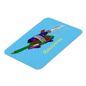 カメ飛んでいるラ マグネット (左側)