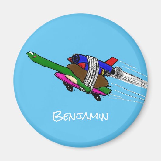 カメ飛んでいるラ マグネット (正面)