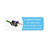 カメ飛んでいるラ ラベル (正面)