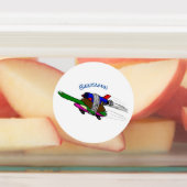 カメ飛んでいるラ ラベル (貼付)