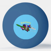 カメ飛んでいるラ 卓球ボール (裏面)