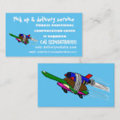 カメ飛んでいるラ 名刺 (正面/裏面)