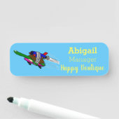 カメ飛んでいるラ 名札 (インサイチュ)