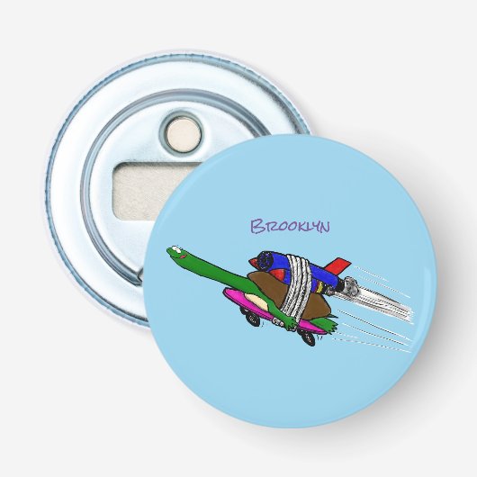 カメ飛んでいるラ 栓抜き (正面)