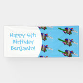 カメ飛んでいるラ 横断幕 (横)