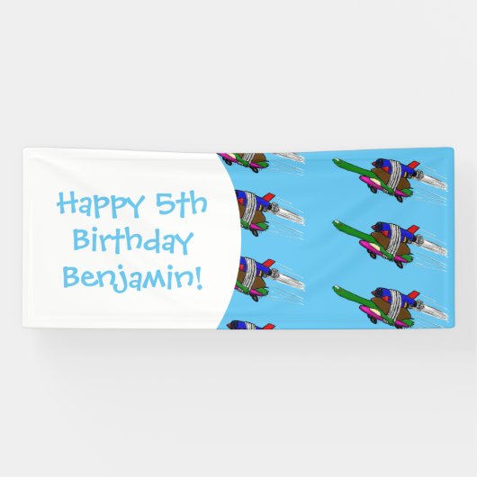 カメ飛んでいるラ 横断幕 (横)