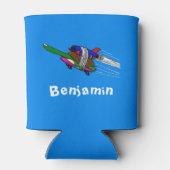 カメ飛んでいるラ 缶クーラー (裏面)