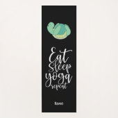 カメ食べの睡眠ヨガの繰り返し動物愛好家 ヨガマット (正面)