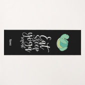 カメ食べの睡眠ヨガの繰り返し動物愛好家 ヨガマット (正面(横))