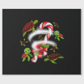 カメ飴甘いクリスマス ラッピングペーパー (フラット)