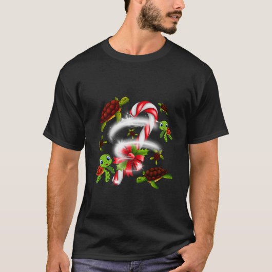 カメ飴甘いクリスマス Tシャツ (正面)