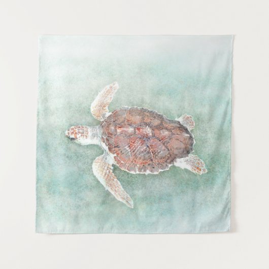 カメ2 タペストリー (正面)