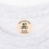 カメ4デザインパーソナライズされたカスタマイズ服 ラベル (貼付)