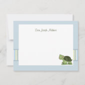 カメ-ひな形/パーソナライズされたノータカー感謝していド/ 招待状 (正面)