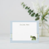 カメ-ひな形/パーソナライズされたノータカー感謝していド/ 招待状 (スタンド正面)