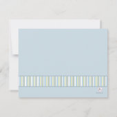 カメ-ひな形/パーソナライズされたノータカー感謝していド/ 招待状 (裏面)