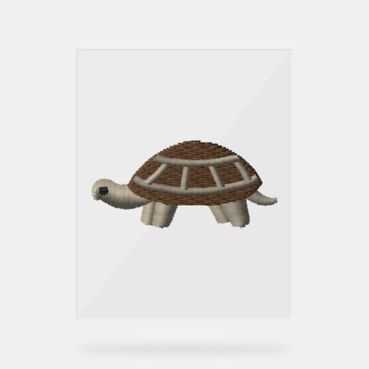 カメ アクリルサイン (正面)