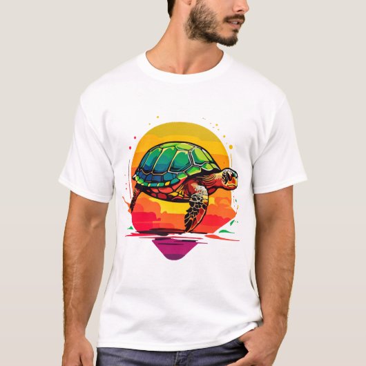 カメ コピー コピー コピー Tシャツ (正面)
