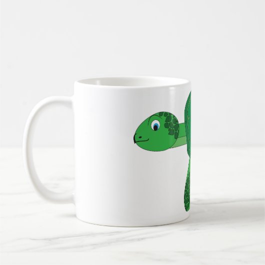 カメ コーヒーマグカップ (左)