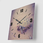 カメ スクエア壁時計 (傾斜)