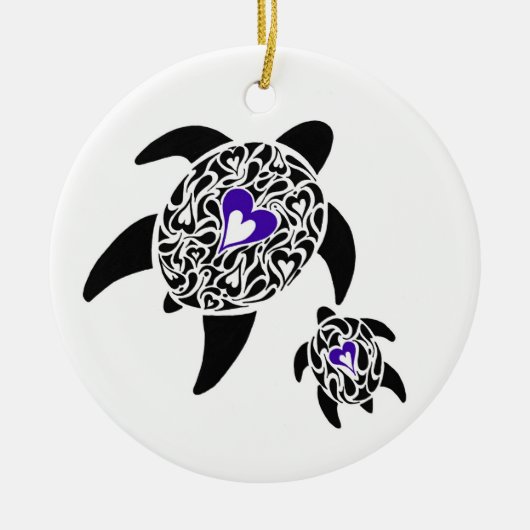 カメ セラミックオーナメント (正面)
