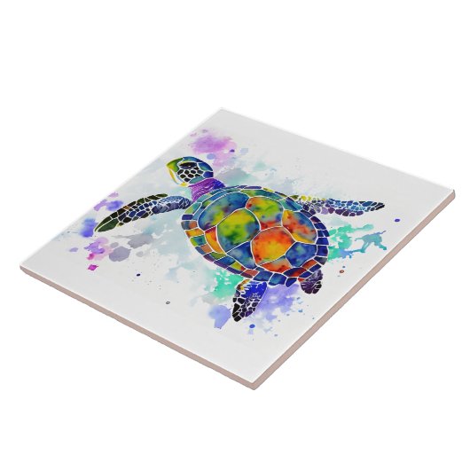 カメ タイル (側面)