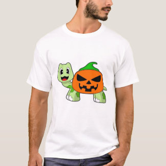 カメ ハロウィン パンプキン クラシックTシャツ Tシャツ