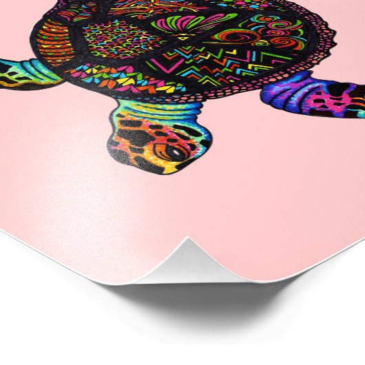 カメ フォトプリント            (角)