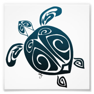 カメ フォトプリント           