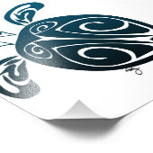 カメ フォトプリント            (角)