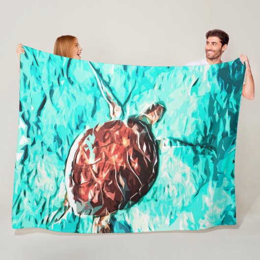 カメ フリースブランケット (インサイチュ)