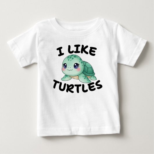 カメ ベビーTシャツ (正面)