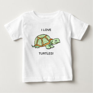 カメ ベビーTシャツ