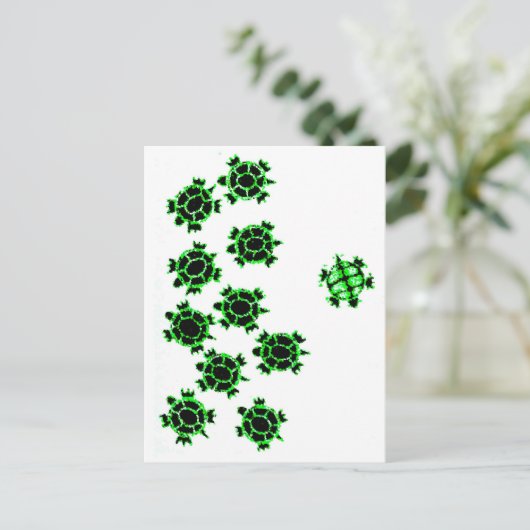 カメ ポストカード (スタンド正面)