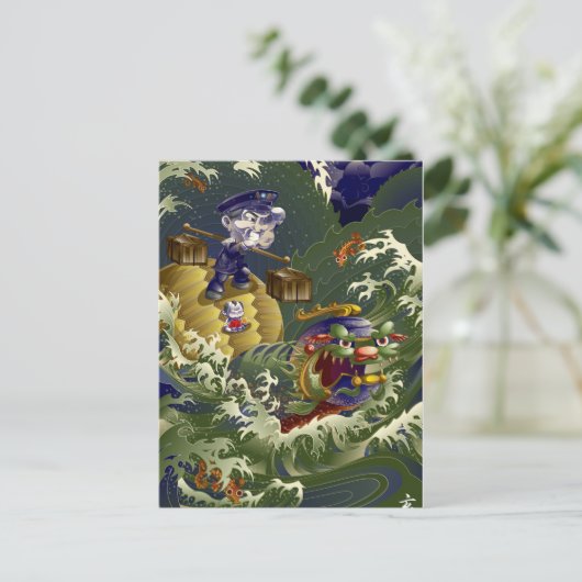 カメ ポストカード (スタンド正面)