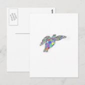 カメ ポストカード (正面/裏面)