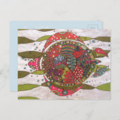 カメ ポストカード (正面/裏面)