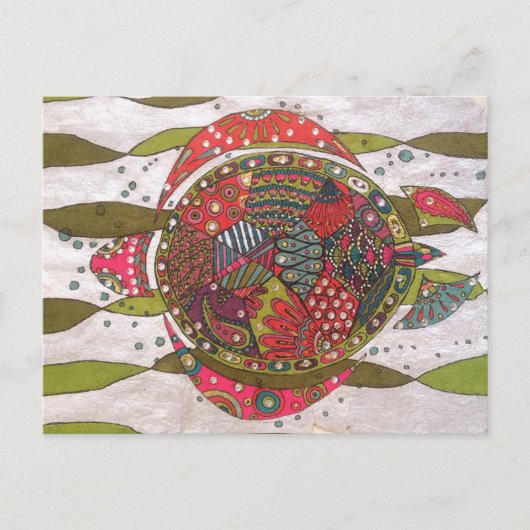 カメ ポストカード (正面)