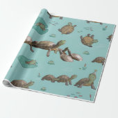 カメ ラッピングペーパー (アンロールド)